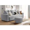 Světle šedá bouclé podnožka Envy 69 cm  -fv-interier-25
