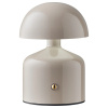 Šedá kovová stolní lampa Ailla 13,5 cm