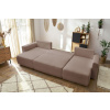 Hnědá bouclé rohová rozkládací pohovka Envy 386 cm  -fv-interier-25