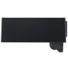 Černé plastové venkovní nástěnné LED světlo Monay Square Solar 22 x 13,9 cm