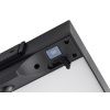 Černé plastové venkovní nástěnné LED světlo Monay Square Solar 22 x 13,9 cm -fv-interier-25