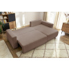 Hnědá bouclé rohová rozkládací pohovka Envy 282 cm, levá/pravá  -fv-interier-25