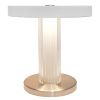 Bílá kovová stolní LED lampa Trezzi -fv-interier-25