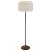 Béžová kovová stojací lampa Takai 150 cm