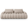 Pískově hnědá čalouněná rozkládací pohovka Cosmopolitan Design Linz 250 cm -fv-interier-25