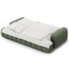 Zelená čalouněná rozkládací pohovka Cosmopolitan Design Linz 250 cm -fv-interier-25