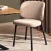 Světle hnědá čalouněná jídelní židle Unique Furniture Swan -fv-interier-25
