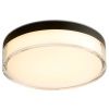 Černé kovové stropní LED světlo Halo Design Clear 23 cm