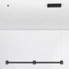 Černé kovové závěsné LED světlo Nova Luce Puize 80 cm -fv-interier-25