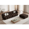 Hnědá sametová čtyřmístná pohovka Cosmopolitan Design Koge 240 cm -fv-interier-25