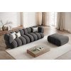 Šedá sametová čtyřmístná pohovka Cosmopolitan Design Koge 240 cm -fv-interier-25