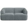 Šedá manšestrová dvoumístná pohovka Cosmopolitan Design Campi 180 cm