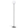 Černá kovová stojací lampa Kave Home Brisia 155 cm