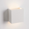 Bílé sádrové nástěnné světlo Nova Luce Sensia 12,5 x 12,5 cm -fv-interier-25