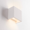 Bílé sádrové nástěnné světlo Nova Luce Sensia 12,5 x 12,5 cm -fv-interier-25