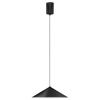 Černé kovové závěsné LED světlo Nova Luce Lui 39,5 cm