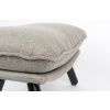 Světle šedá látková podnožka ZUIVER LAZY SACK
