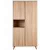 Skříň Quax Loft 190 x 96 cm s dřevěným dekorem