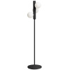 Černá kovová stojací lampa Kaktee 137 cm