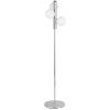 Stříbrná kovová stojací lampa Kaktee 137 cm