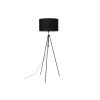 Černá stojací lampa ZUIVER LESLEY 153-181 cm
