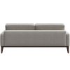 Světle šedá dvoumístná látková pohovka MESONICA Musso Tufted 173 cm