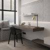 Zlatá kovová stolní lampa Nova Luce Conico -fv-interier-25