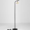 Zlatá kovová stojací lampa Nova Luce Conico 135 cm -fv-interier-25