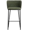 Zelená barová židle Kave Home Ciselia 75 cm
