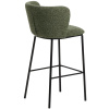 Zelená barová židle Kave Home Ciselia 75 cm