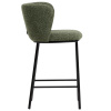 Zelená barová židle Kave Home Ciselia 65 cm