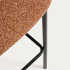 Terakotová čalouněná barová židle Kave Home Ciselia 75 cm -fv-interier-25