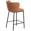 Terakotová barová židle Kave Home Ciselia 65 cm