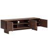 Ořechový TV stolek Kave Home Norlen 150 x 40 cm