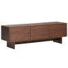 Ořechový TV stolek Kave Home Norlen 150 x 40 cm
