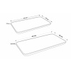 Set dvou dřevěných podnosů Wood 33/43 x 18/23 cm