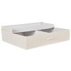 Béžový úložný box pod postel Quax Loft 85 x 70 cm