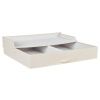 Béžový úložný box pod postel Quax Loft 75 x 70 cm