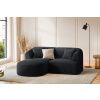 Černá manšestrová rohová pohovka Cosmopolitan Design Campi 180 cm, levá -fv-interier-25