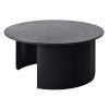 Černý lakovaný konferenční stolek Plateau 75 cm