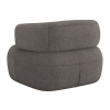 Šedé bouclé křeslo Windsor & Co Aldrin