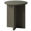 Zeleno-šedý lakovaný odkládací stolek Unique Furniture Palma 50 cm