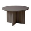Hnědý lakovaný konferenční stolek Unique Furniture Palma 80 cm