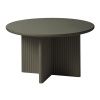 Zeleno-šedý lakovaný konferenční stolek Unique Furniture Palma 80 cm