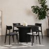 Černý dubový rozkládací jídelní stůl Unique Furniture Nola 120/167 x 120 cm -fv-interier-25