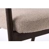 Pískově hnědá čalouněná jídelní židle Unique Furniture Elk s tmavou dubovou podnoží -fv-interier-25