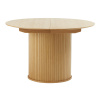 Dubový rozkládací jídelní stůl Unique Furniture Nola 120/167 x 120 cm