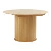 Dubový rozkládací jídelní stůl Unique Furniture Nola 120/167 x 120 cm