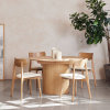 Dubový rozkládací jídelní stůl Unique Furniture Nola 120/167 x 120 cm -fv-interier-25