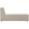 Béžová látková lenoška Kave Home Neom 152 cm